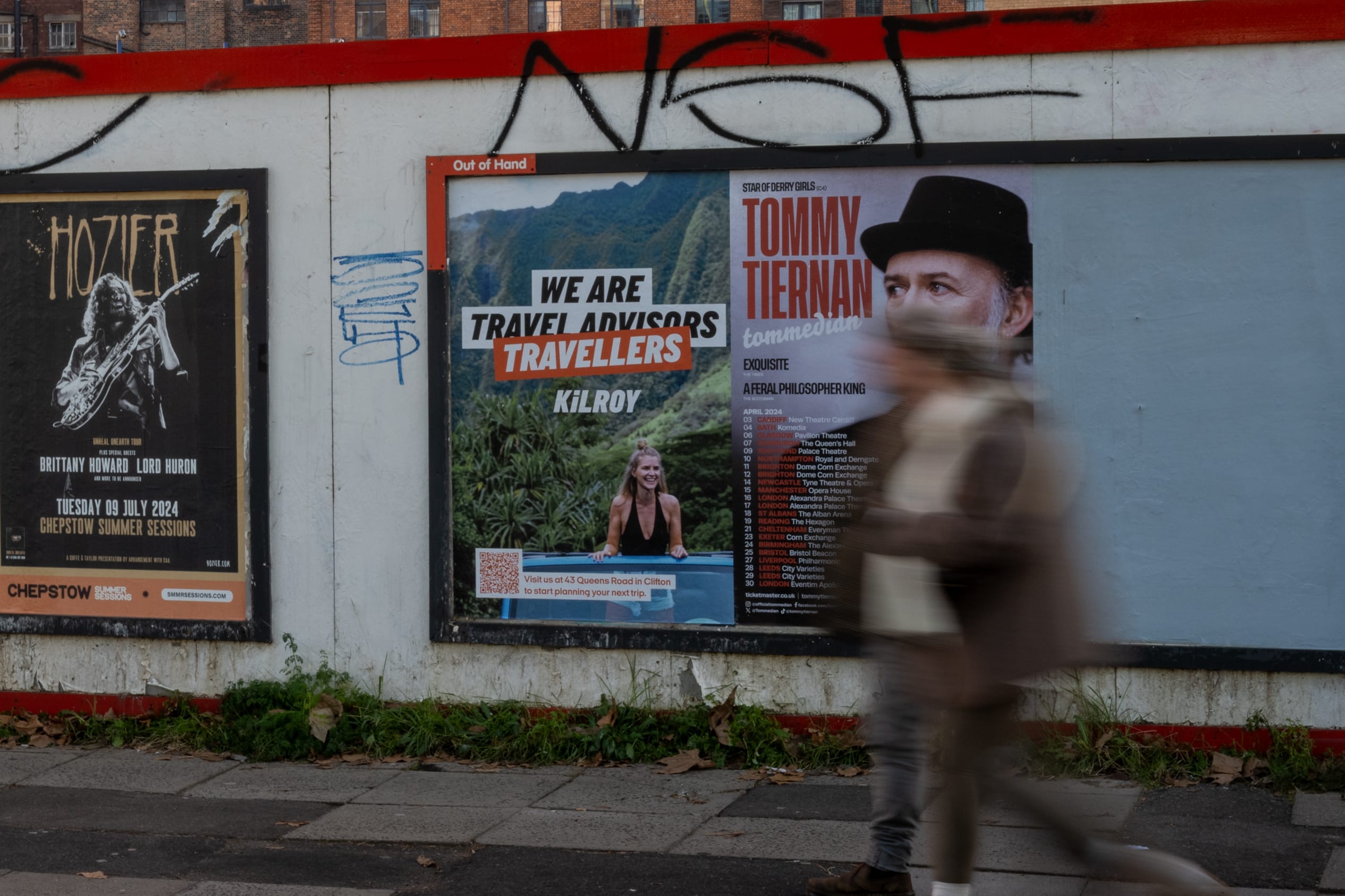 Billboard advertising campaign in Bristol