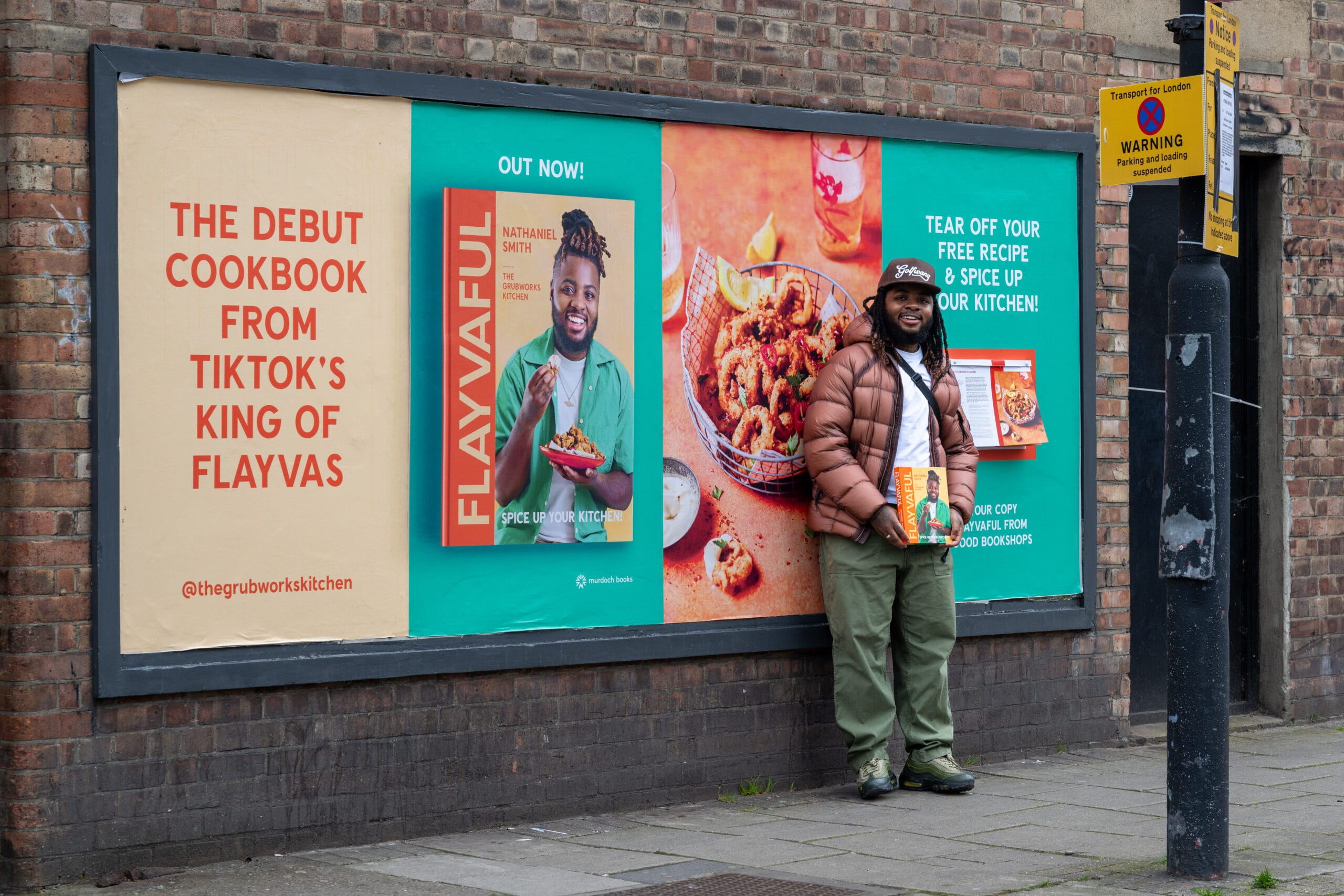 Nathaniel Smith Flayvaful Cookbook Billboards in Brixton April 2024_057