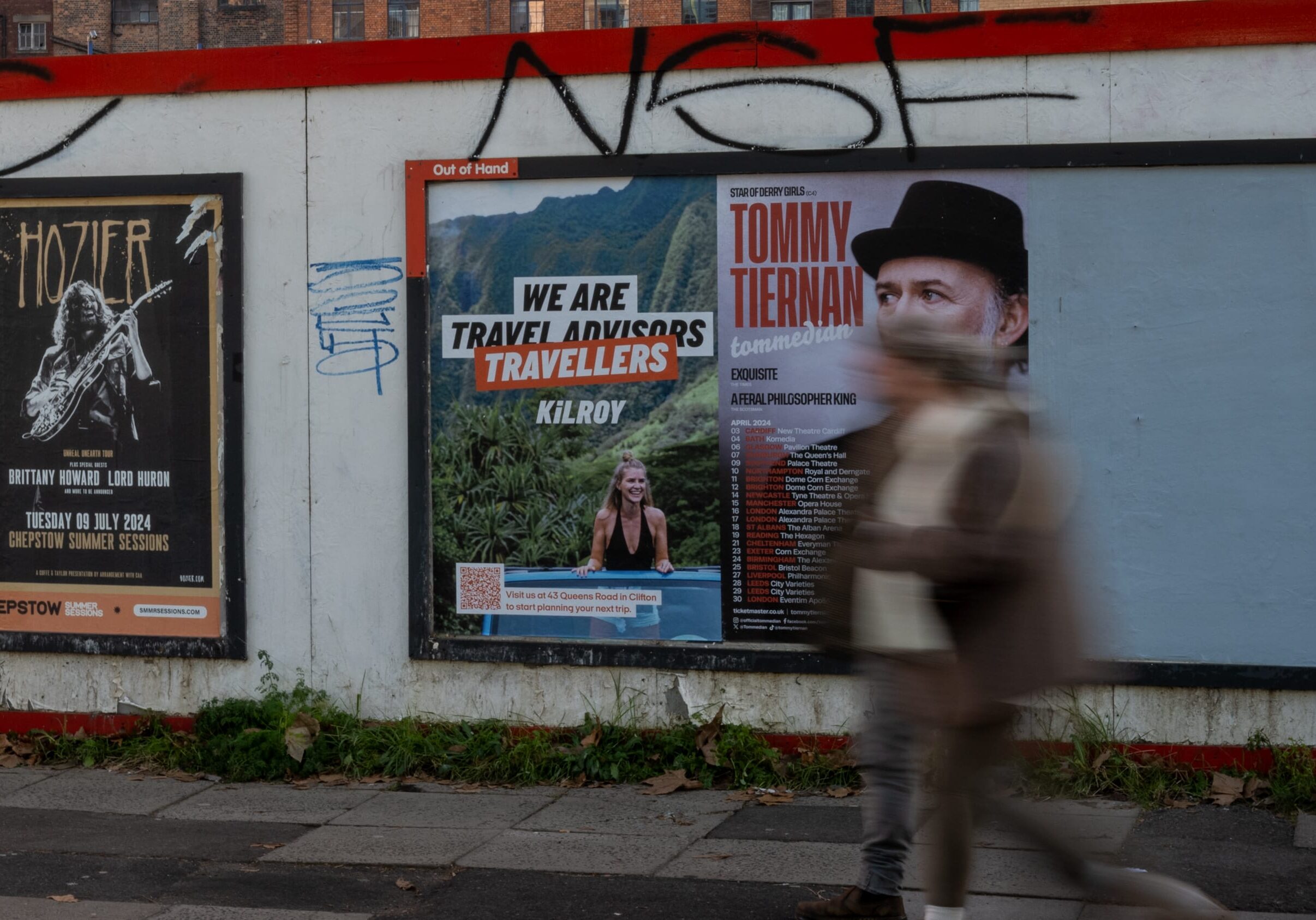 Billboard advertising campaign in Bristol