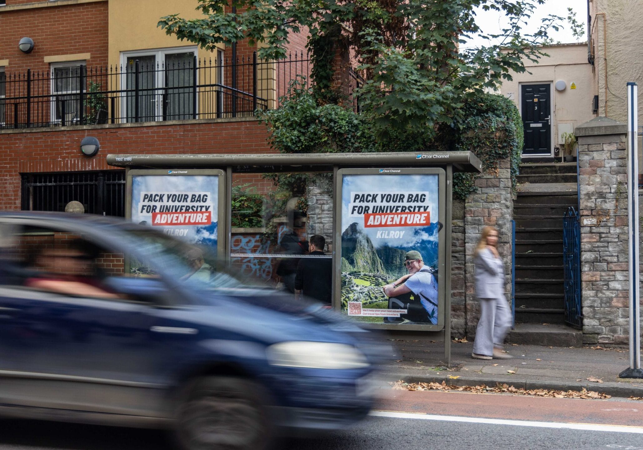 Bus Shelter Poster Advertising Example