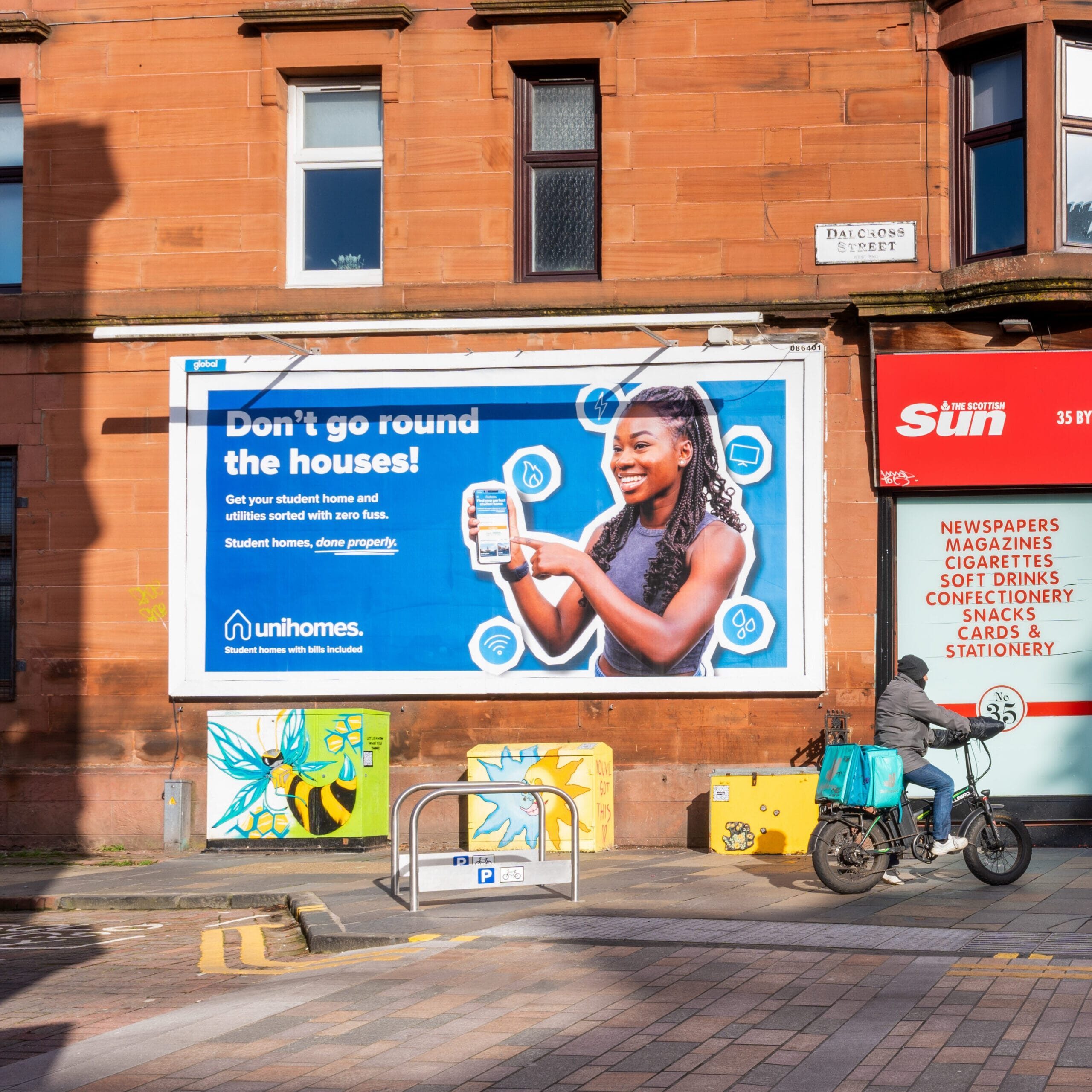 Glasgow poster advertising example